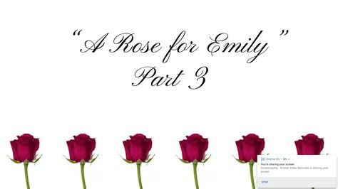 rose  emily part  youtube