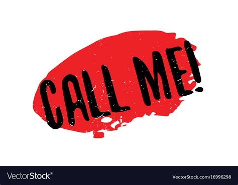 call  rubber stamp royalty  vector image