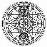 Transmutation Alchemist Fullmetal Resurrection Alchemical Enregistrée sketch template