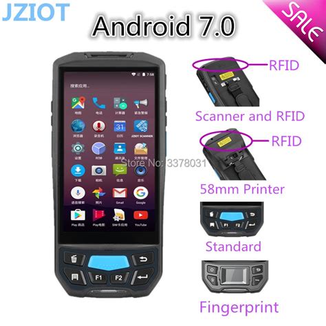buy handheld android nfc khz rfid reader nfc data terminal pda