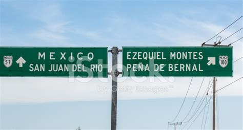 mexico road sign stock photo royalty  freeimages