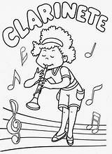 Instrumentos Musicales Clarinete Viento Imprimir Aula Música Orquesta Artículo Seleccionar Sgaguilarmjargueso sketch template