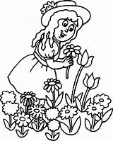 Primavera Colorir Primavara Gardener Colhendo Planse Imprimir Monster Colorat Sull Pintarcolorear Desenat Pianetabambini Stampare sketch template