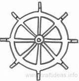 Wheel Ship Craft Pirate Pattern Template Summer Printable Patterns Ships Anchor Wheels Coloring Pages sketch template