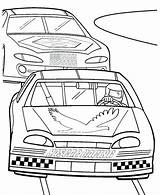 Coloring Pages Nascar Jeff Gordon Drawing Getdrawings Car sketch template