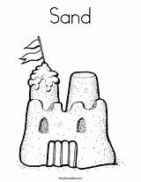 Sand Coloring Curacao Beach Sandcastle Castle Drawing Template Twistynoodle Kids Board Pages Built California Usa Simple Designlooter Sheets Noodle Choose sketch template