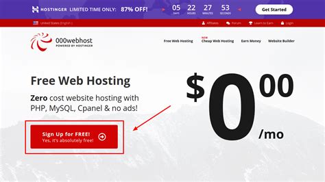 free web hosting sites with php mysql and cpanel no ads
