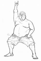 Fat Man Drawing Fatman Seedy Wip Rom Getdrawings Deviantart sketch template