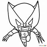Wolverine Superheroes Colorare Avengers sketch template