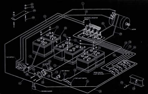 volt club car wiring diagram diagram board