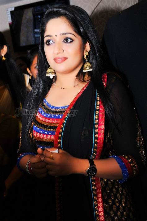 kavya madhavan malayali homely actress in black churidar