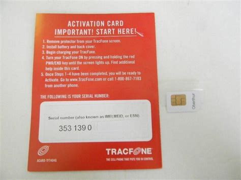 Tracfone Sim Card Ebay