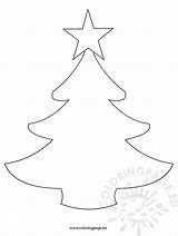 Christmas Tree Simple Template Drawing Coloring Pages Color Getdrawings Pine Email Silhouette sketch template