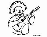 Coloring Mayo Cinco Mariachi Pages Guitar Drawing Maracas Electric Color Printable Getcolorings Mexican Drawings Paintingvalley Playing sketch template