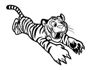 tigers  printable coloring pages  kids