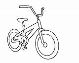 Coloring Bicycle Drawing Colour Wallpaper Colours Beautiful Print Coloringhome sketch template