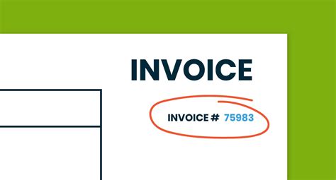 invoice number   number  invoices  examples