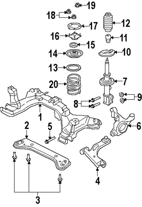 ford escape rear suspension diagram