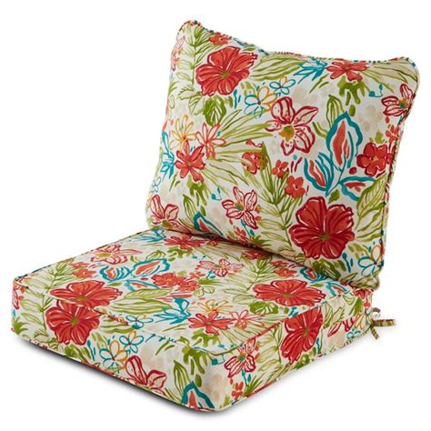 greendale home fashions 2 piece breeze deep seat patio chair cushion in