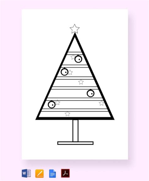 christmas tree templates  printable psd eps png  format