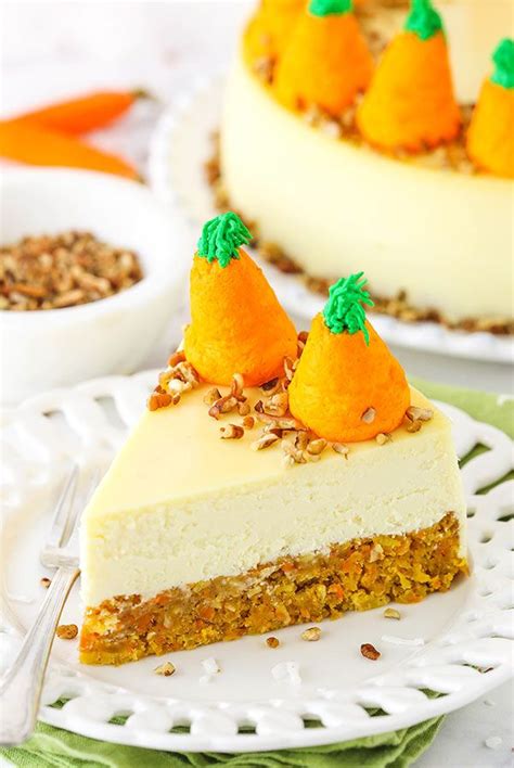 carrot cake cheesecake recipe perfect  easter recipe