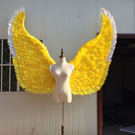 Adult Angel Wing Big Yellow With Elastic Straps Buy Angel Wing Adult