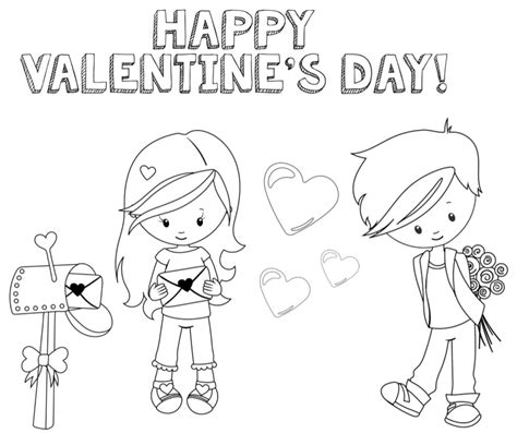 valentines coloring pages happiness  homemade