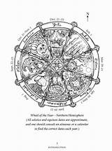 Recipes Sabbat Lore Solstice Winter Pages Coloring Rituals Wheel Imbolc Litha Midsummer Samhain Yule Brigid Ritual Carl Neal Sabbats Wiccan sketch template
