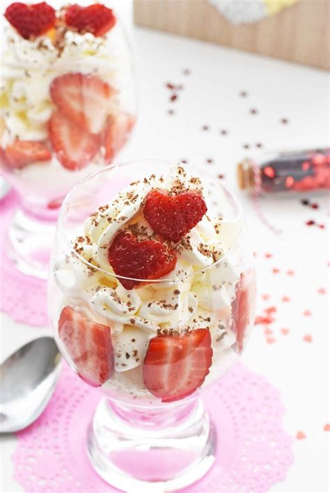 Keto Whipped Cream Dessert With Strawberries And Chocolate