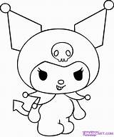 Kuromi Coloring Draw Step Print Gif sketch template