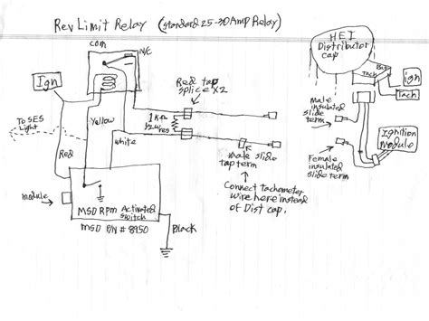 chevy  wiring diagram  distributor hustlerinspire