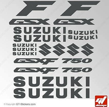 suzuki gsxf  gsx  gsx  stickers stickers stickers gt design amazoncouk car