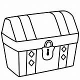 Treasure Chest Clipartmag Coloring sketch template