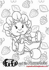Coloring Fifi Flowertots Pages Pdf Book sketch template