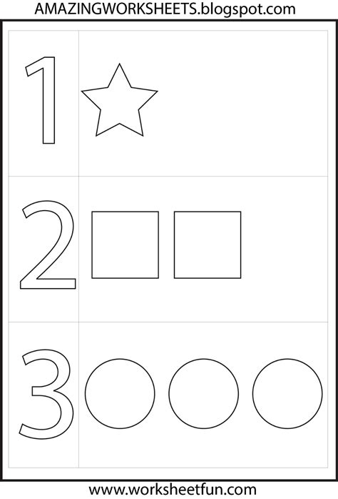 preschool number  worksheet number  preschool worksheets home