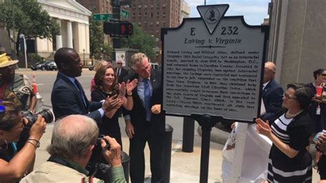 marker dedicated to honor couple who fought interracial marriage ban