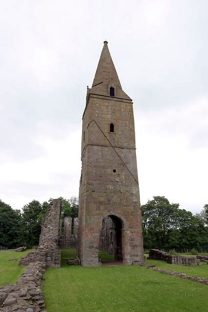 tower  spire photo picture image restenneth priory cathedrals churches abbeys uk