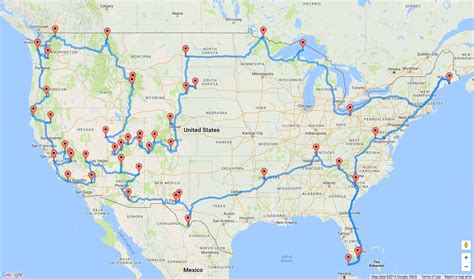 road trip itinerary      national parks