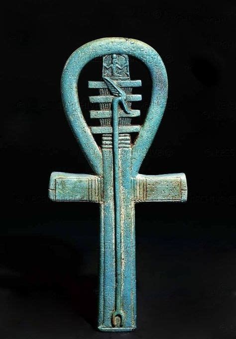 egyptian amulet in the shape of an ankh 2nd 1st bc ancient egypt