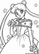 Sailor Moon Coloring Princess Pages Getcolorings sketch template