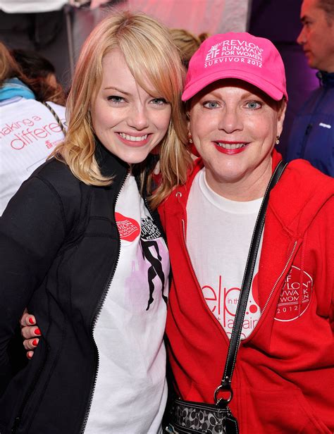 Emma Stone And Her Mom Krista Smiled Together While Attending The