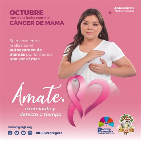 octubre mes de la lucha contra el cáncer de mama noticias igss