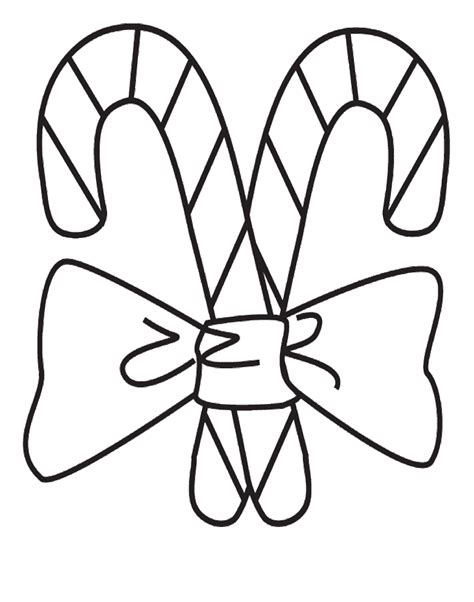 candy cane coloring pages learny kids