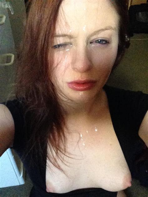 wifebucket milf wife after sex facial selfie