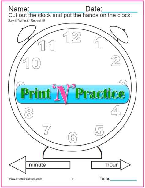 top  digital clock template printable     knowledge