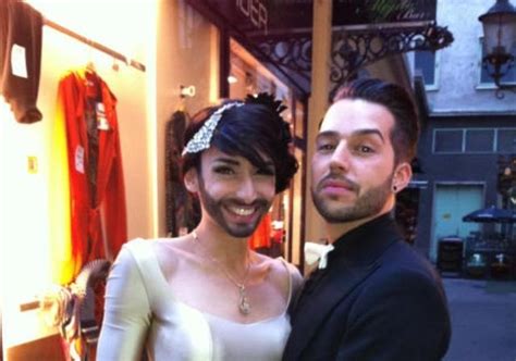 conchita wurst shows off her husband meaws gay site providing cool