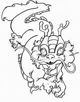 Chinese Coloring Pages Year Nian Printable Dragon Monster China Drawing Lion Ancient Color Drawings Print Cartoon Designlooter Popular Deviantart Firefighter sketch template