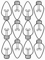 Christmas Coloring Lights Light Bulb Pages Printable Bulbs Drawing Tree Color Sheets Line Getdrawings Gumdrop Traffic Getcolorings Crayola Pencil Print sketch template