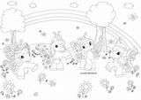 Filly Pferde Pferd Ausdrucken Pferdchen Malvorlagen Fillys Fohlen Genial sketch template