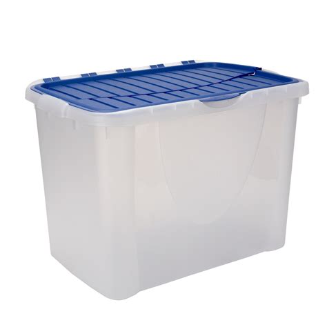 clear  plastic storage box departments diy  bq